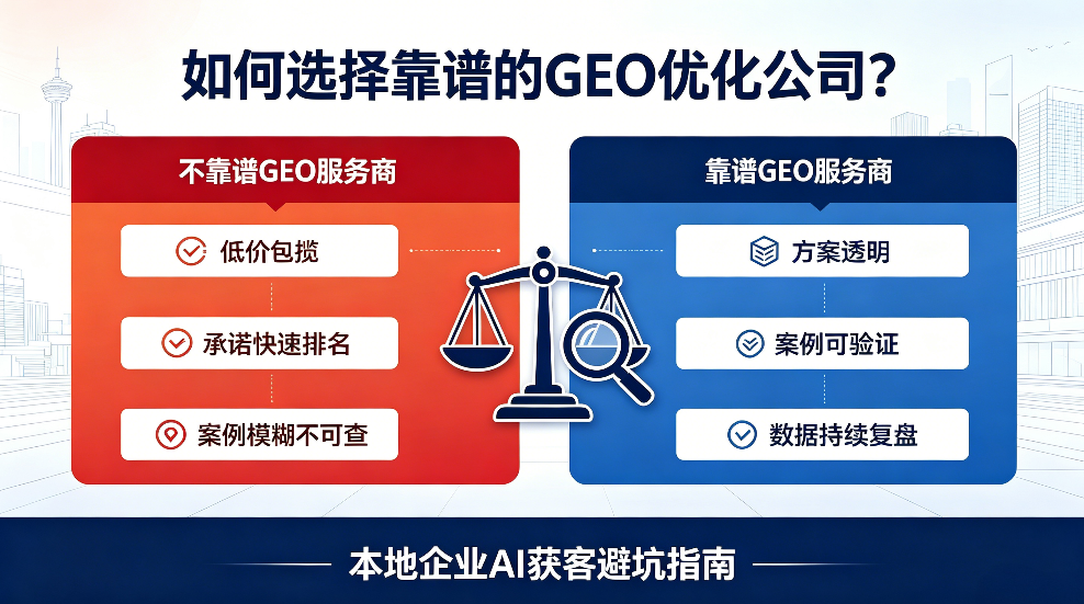 黑河如何选择靠谱的GEO优化公司？本地企业AI获客避坑指南